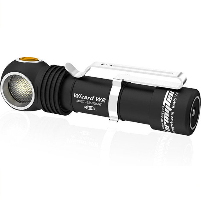 Налобный фонарь ARMYTEK WIZARD WR MAGNET USB+18650 F06301W